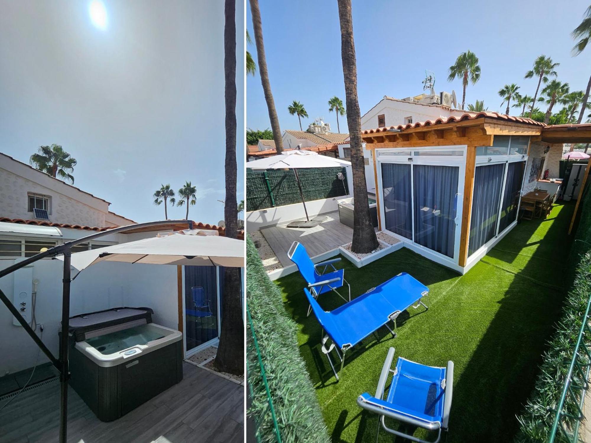 Chalet Luxury With Privacy And Jacuzzi มาสปาโลมาส ภายนอก รูปภาพ